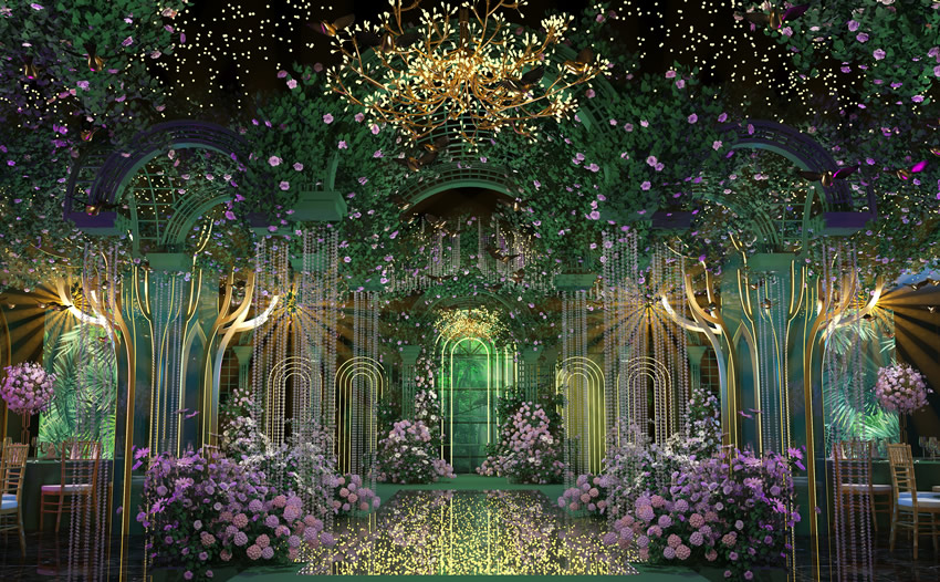 淳安奇妙森林婚礼堂效果展示